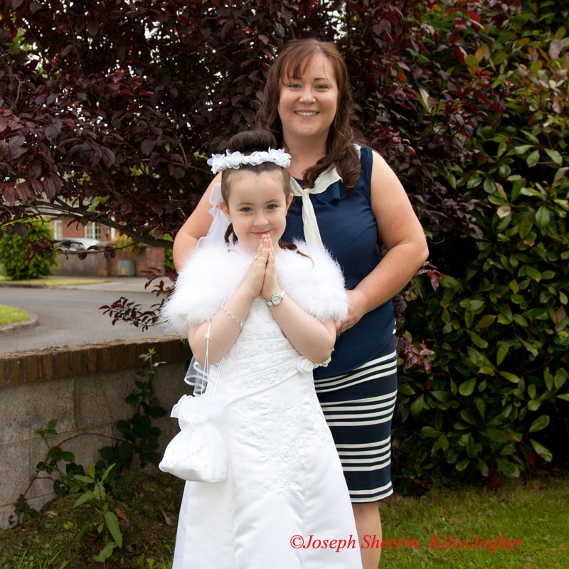 Mother and Daughter First Communion
